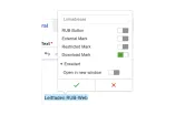 Screenshot: Drupal-Backend, Kennzeichnen eines Download-Links
