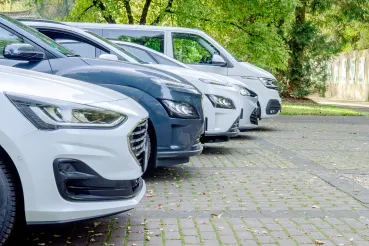 Foto: Fahrzeuge des Fuhrparkmanagements