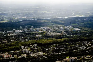 Luftaufnahme nördlich der RUB Richtung Süden