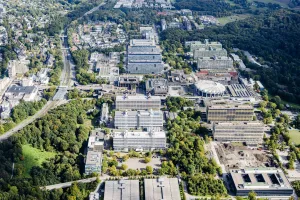 Luftaufnahme westlich der RUB Richtung Osten