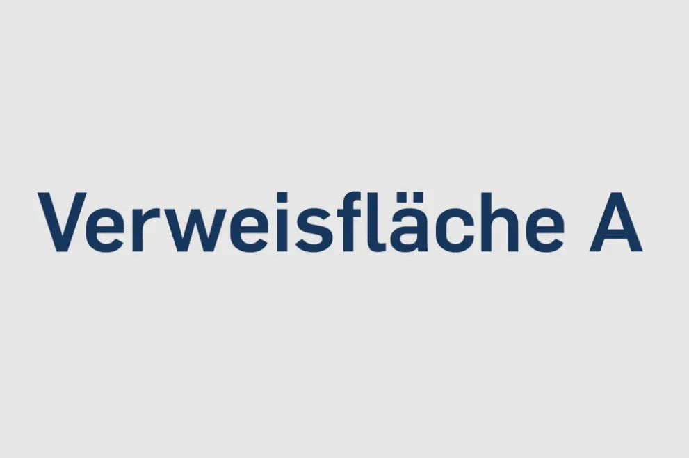 Beispielbild für „Verweisfläche A“
