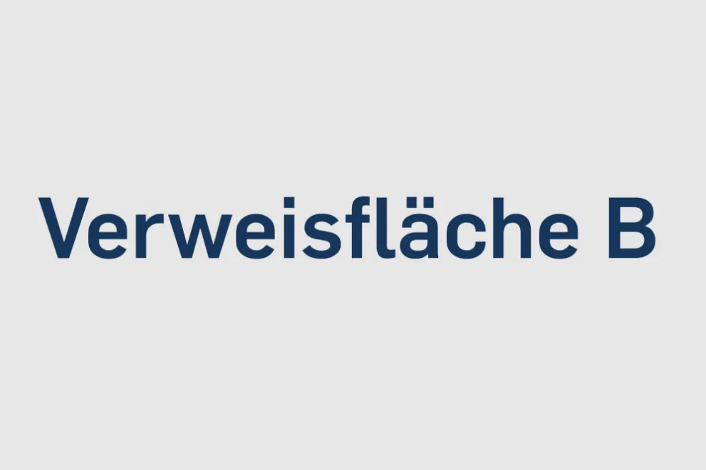 Beispielbild für „Verweisfläche B“