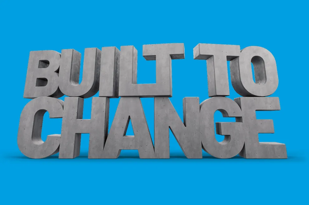 Built to change blau